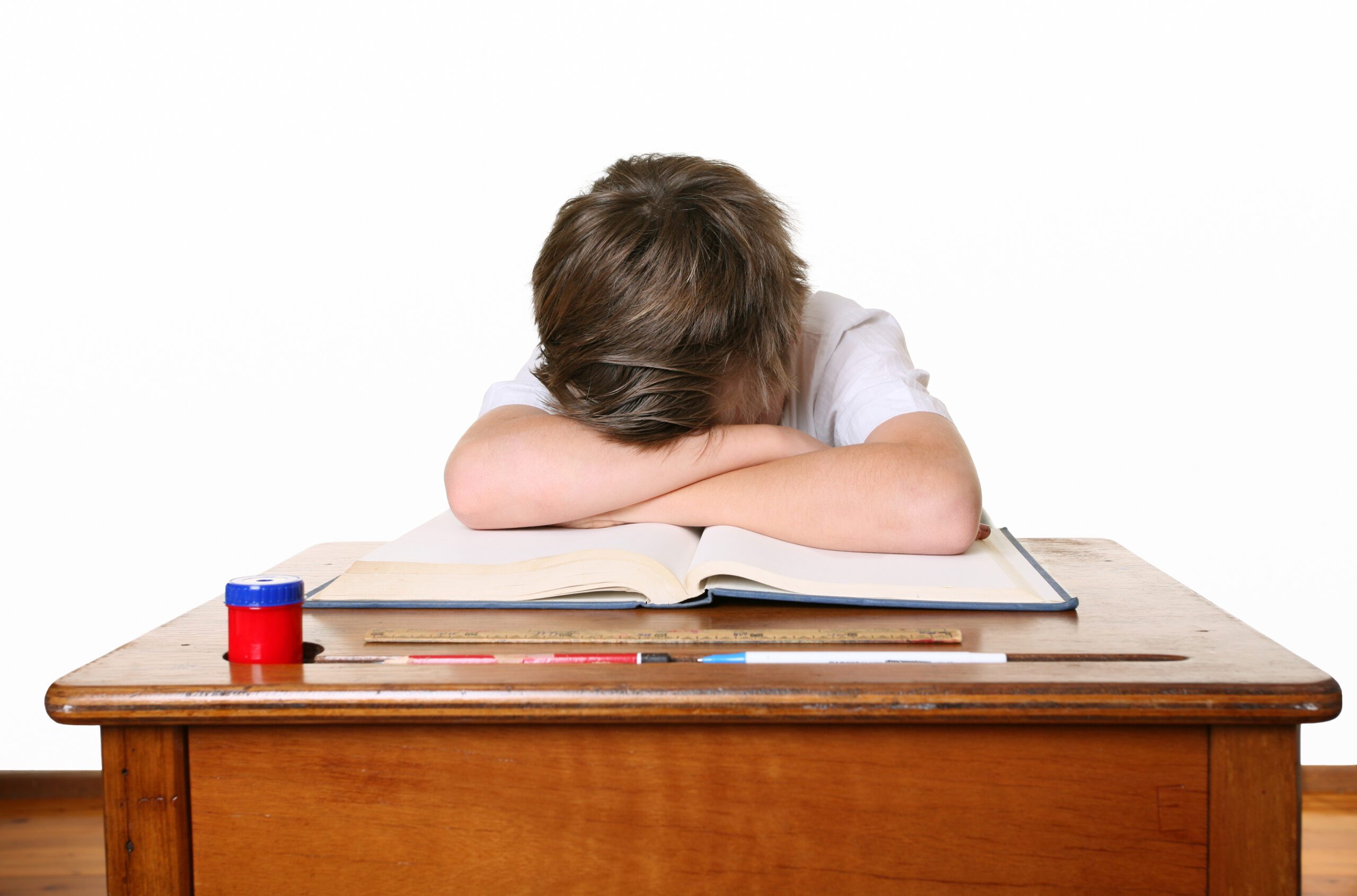 Öğrenmekte zorlanan bir çocuk.